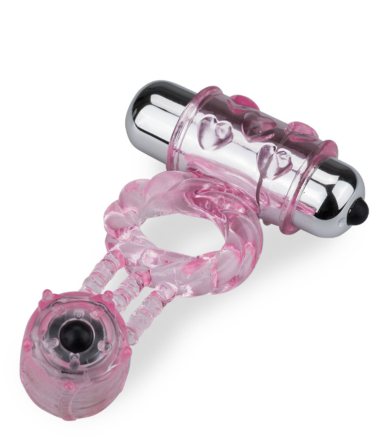 Penisring mit 2 Vibro-Bullets