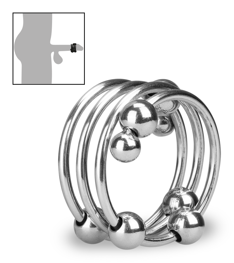 Penisring mit 8 Kugeln Altar