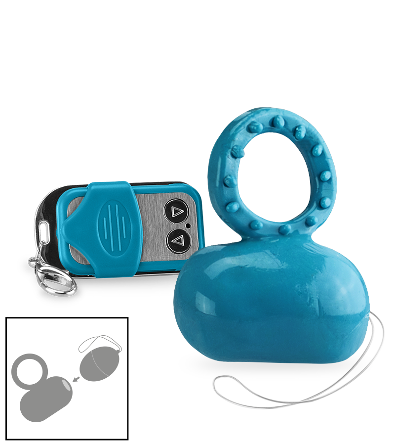 Penisring mit ferngesteuertem Vibro-Bullet