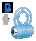 Phosphoreszierender Doppel-Cockring mit Vibration Lumino