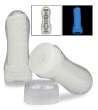 Phosphoreszierender Masturbator mit Rillen Lumino