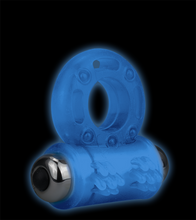 Laden Sie das Bild in den Galerie-Viewer, Phosphoreszierender Vibro-Cockring Lumino