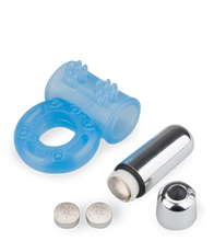 Laden Sie das Bild in den Galerie-Viewer, Phosphoreszierender Vibro-Cockring Lumino