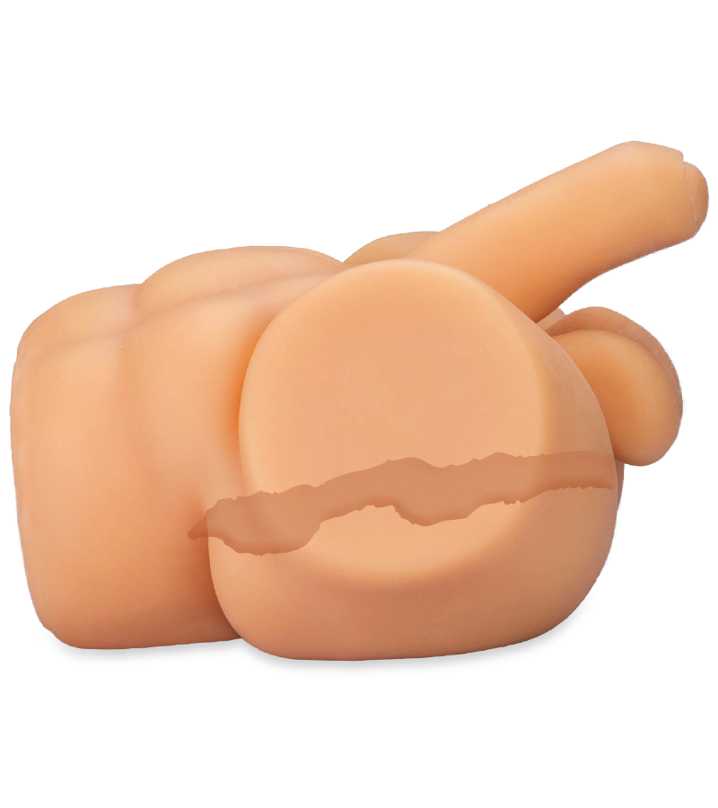 Po-Masturbator mit Anus und weichem Penis