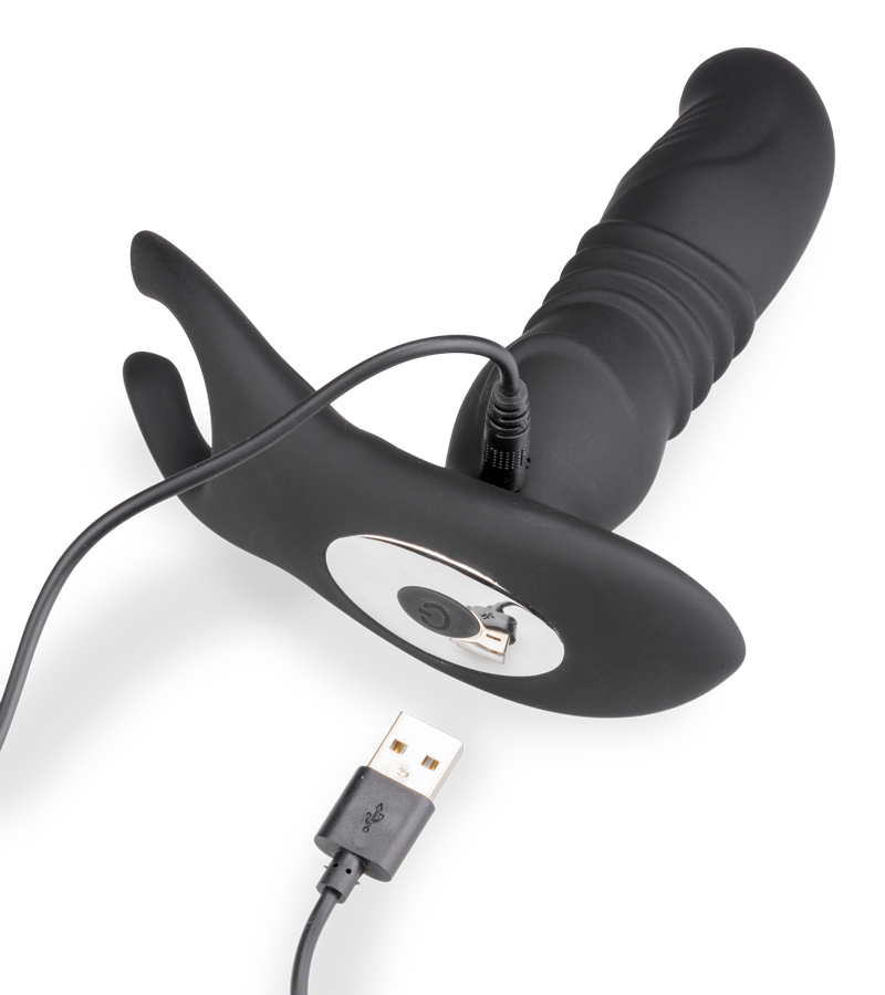 Prostata-Massagegerät mit Vibrations- und Stoßfunktion und Hoden-Massager Paris