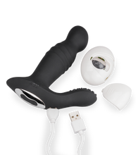 Laden Sie das Bild in den Galerie-Viewer, Prostata- und Hoden-Stimulator mit Vibration und Stoßfunktion Artist