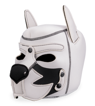 Laden Sie das Bild in den Galerie-Viewer, Puppy-Play-Hundemaske aus Neopren mit Schnurrhaaren