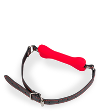 Laden Sie das Bild in den Galerie-Viewer, Puppy-Play-Knebel Knochen aus Silikon 12,3 cm
