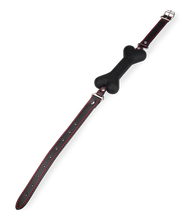 Laden Sie das Bild in den Galerie-Viewer, Puppy-Play-Knebel Knochen aus Silikon 15 cm