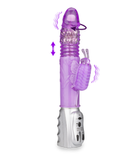 Laden Sie das Bild in den Galerie-Viewer, Rabbit-Vibrator Butterfly mit Stoßfunktion