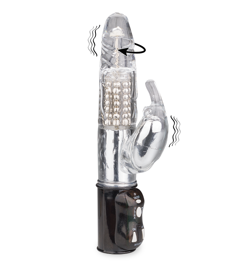 Rabbit-Vibrator Layer Beads Deluxe