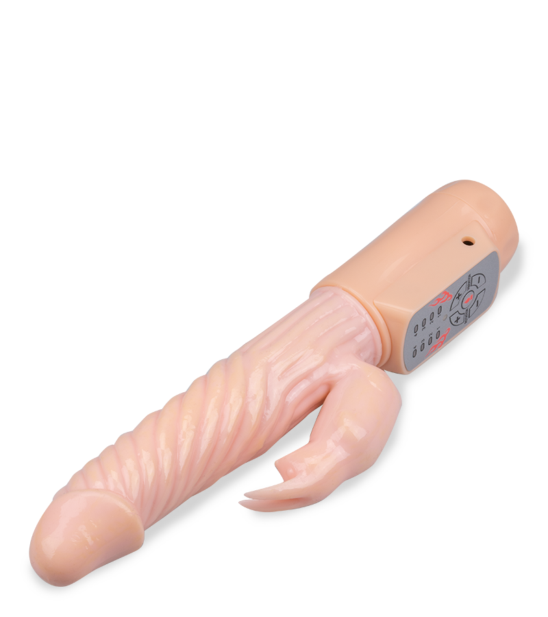 Rabbit-Vibrator mit Heizfunktion Fire Bunny
