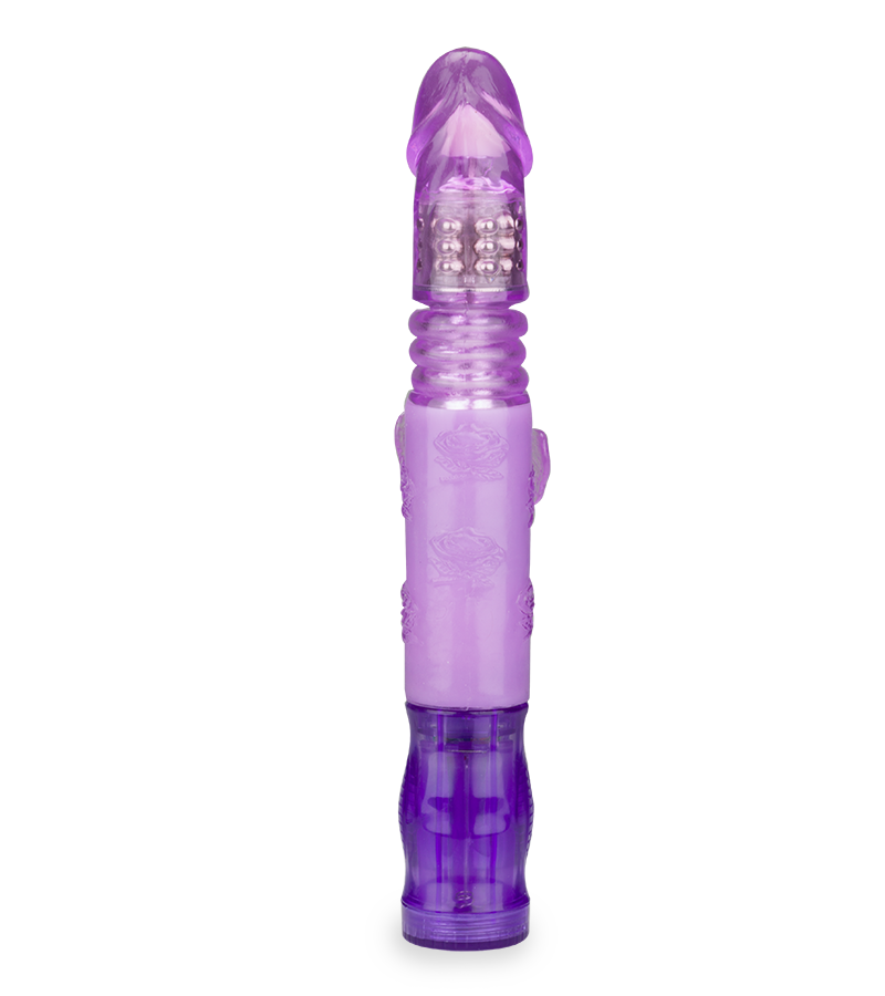 Rabbit-Vibrator mit Stoßfunktion Butterfly Dance