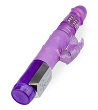 Laden Sie das Bild in den Galerie-Viewer, Rabbit-Vibrator mit Stoßfunktion Butterfly Prince