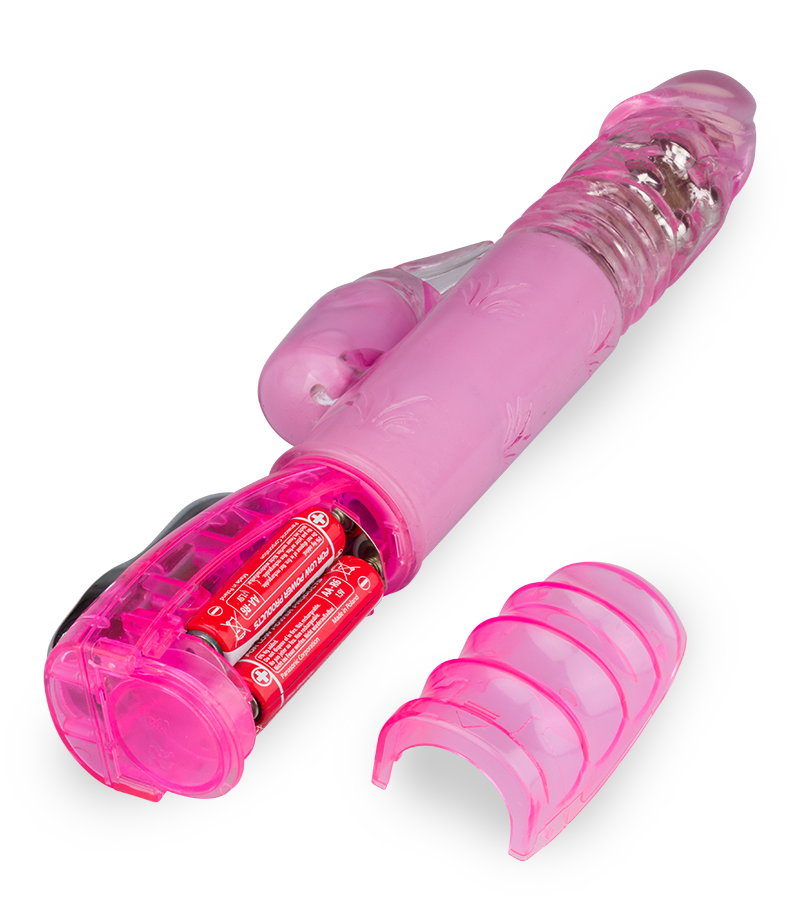 Rabbit-Vibrator mit Stoßfunktion für XXL-Orgasmen