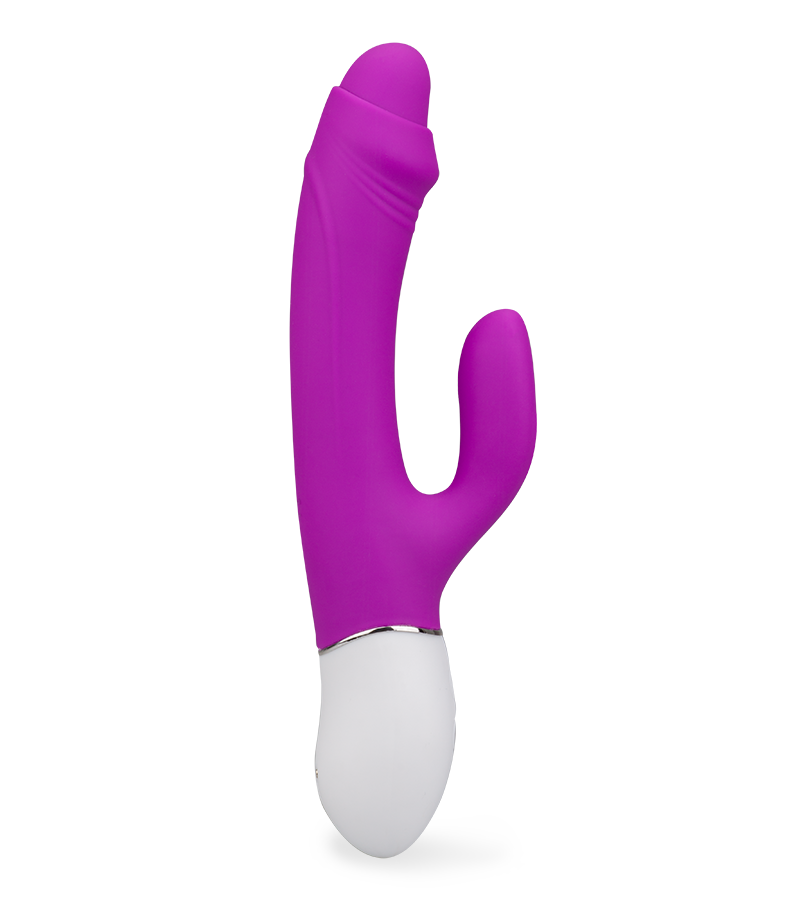 Rabbit-Vibrator mit Vorhaut Connie