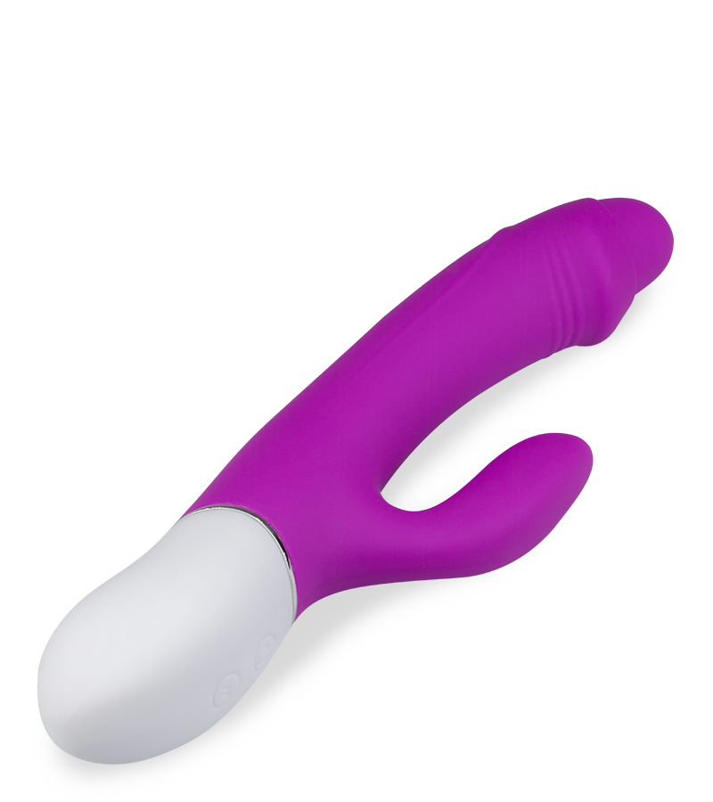 Rabbit-Vibrator mit Vorhaut Connie