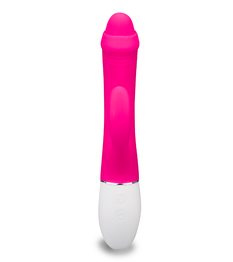 Rabbit-Vibrator mit Vorhaut Connie