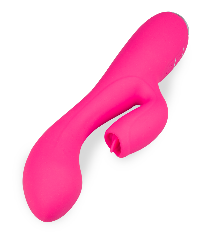 Rabbit-Vibrator mit Zunge
