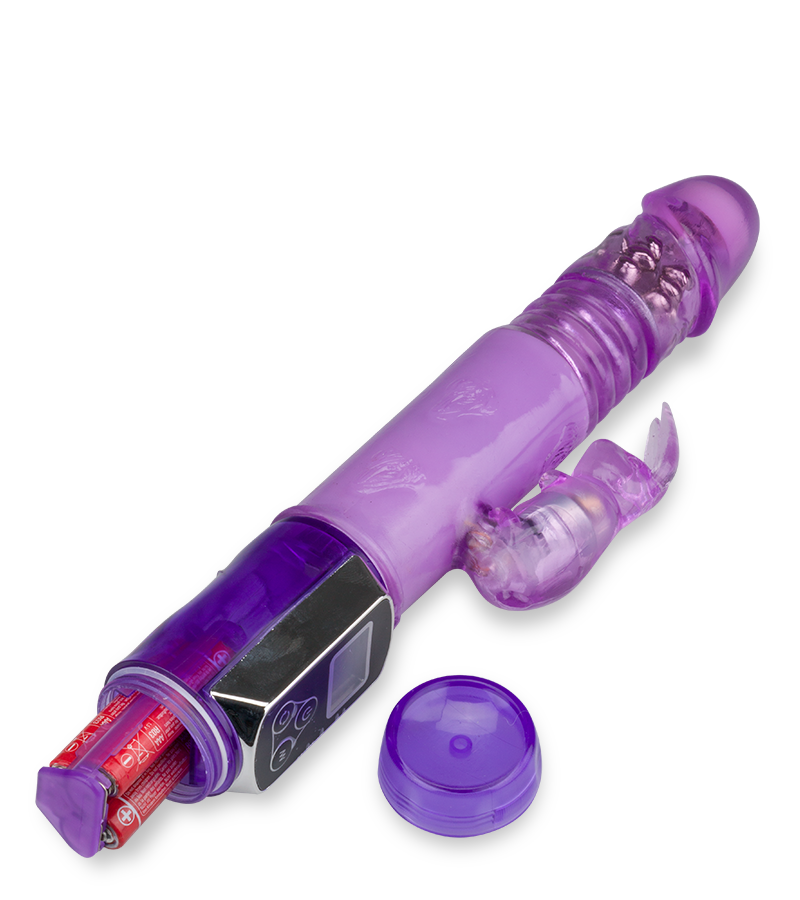 Rabbit-Vibrator Up and Down mit LCD-Display