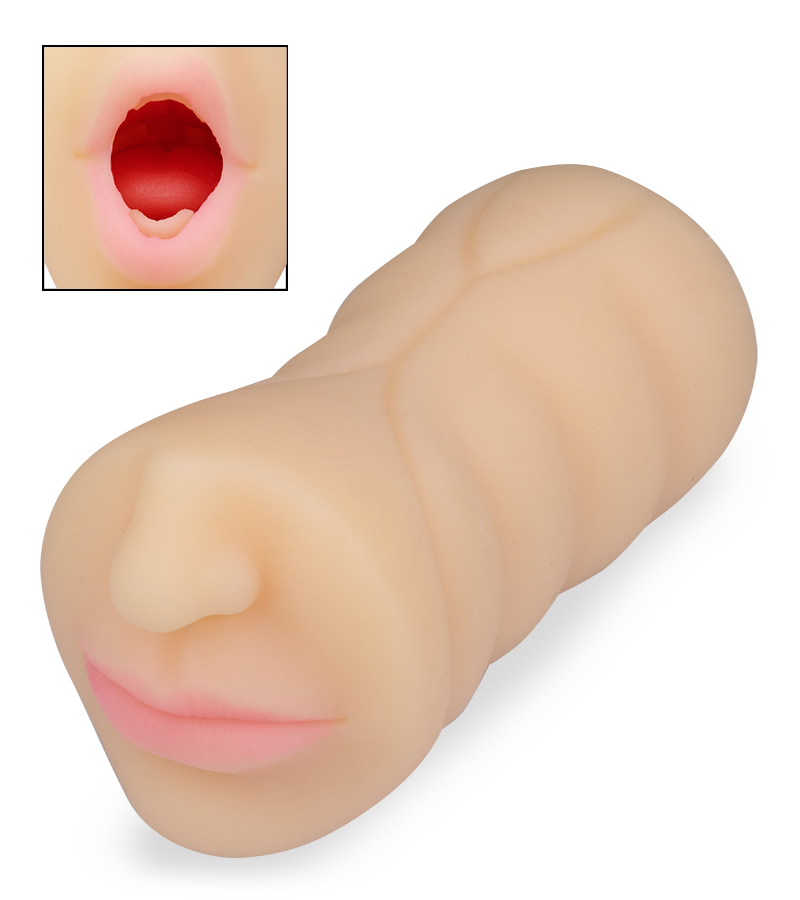 Realistischer Blowjob-Masturbator aus TPE Mina