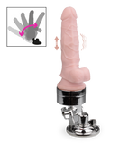 Realistischer Dildovibrator mit Saugfuß-Halterung