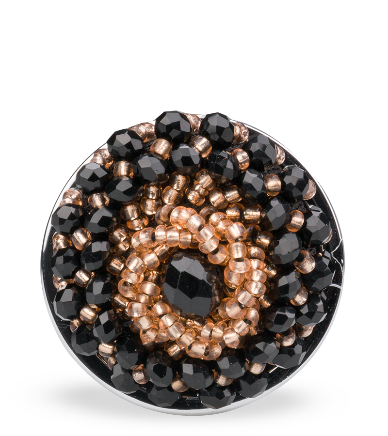 Rosebud-Analplug mit Perlen