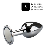 Laden Sie das Bild in den Galerie-Viewer, Rosebud-Plug im Doppelpack mit Magnet-Fuchsschwanz