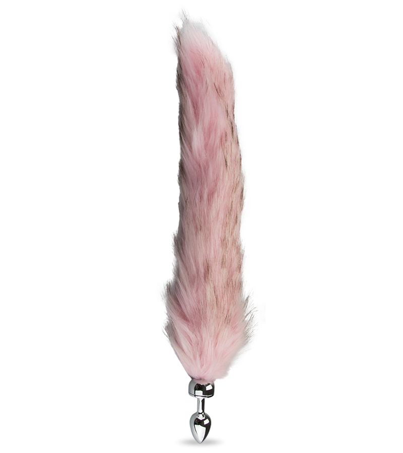 Rosebud-Plug im Doppelpack mit Magnet-Fuchsschwanz