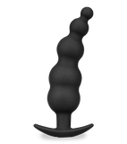 Schwarzer Plug mit 5 Analkugeln