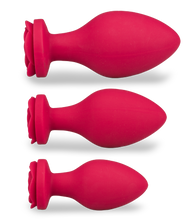 Laden Sie das Bild in den Galerie-Viewer, Set aus 3 Analplugs aus Silikon Forever