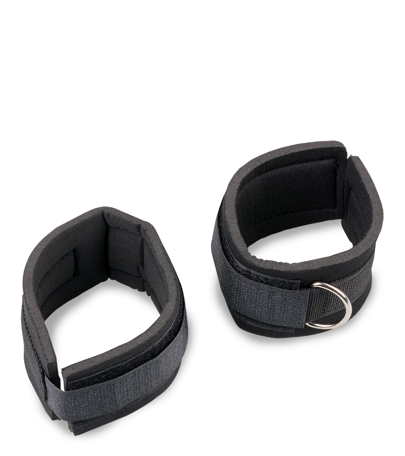 Set aus Ballknebel und Handfesseln