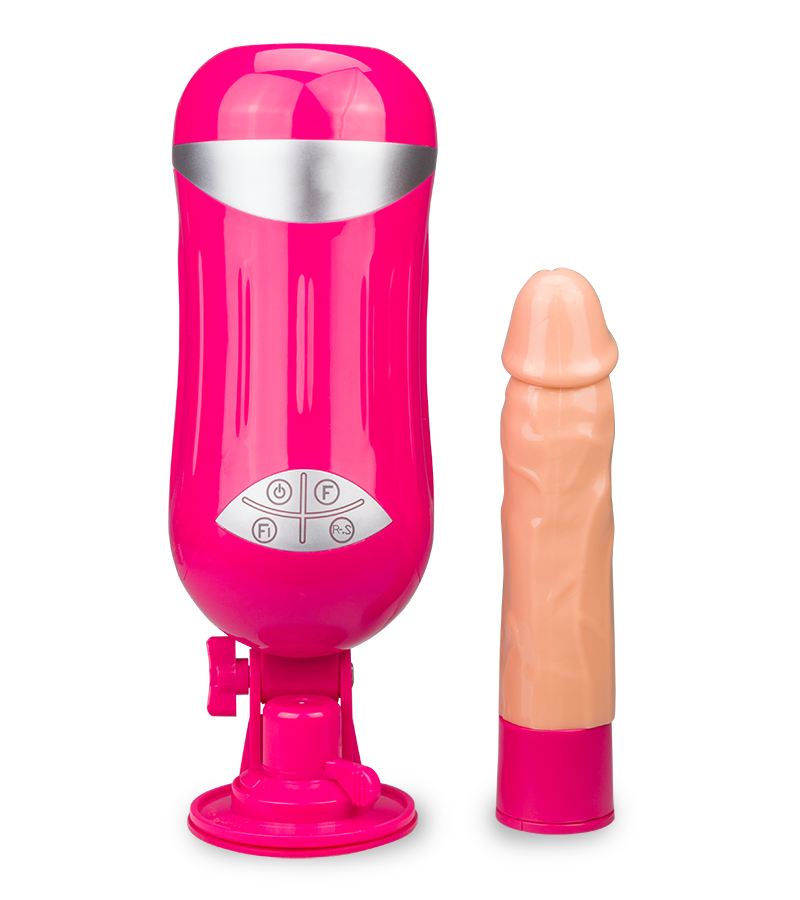 Sexmaschine mit Naturdildo Extreme