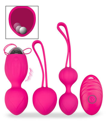 Sextoy-Paket mit Liebeskugeln und Funkfernbedienung