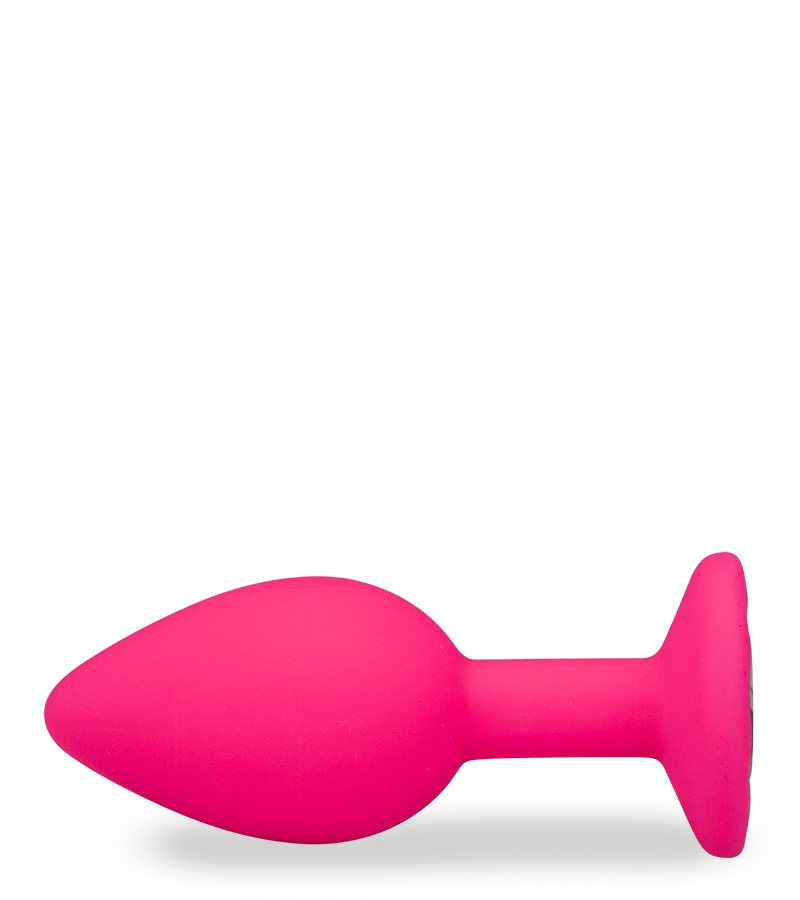 Silikon-Analschmuck mit Schmuckstein – 4 Farben