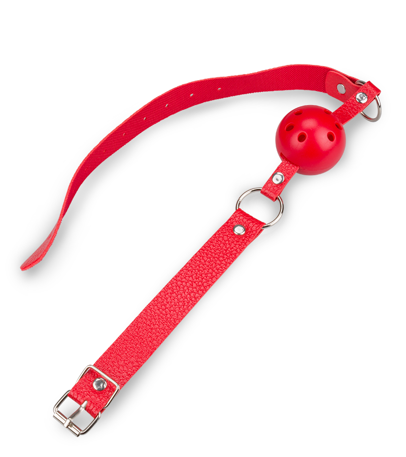 SM-Ballknebel mit Luftlöchern