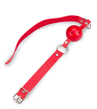 Laden Sie das Bild in den Galerie-Viewer, SM-Ballknebel mit Luftlöchern