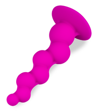 Laden Sie das Bild in den Galerie-Viewer, Spiralförmiger Analplug mit Saugfuß