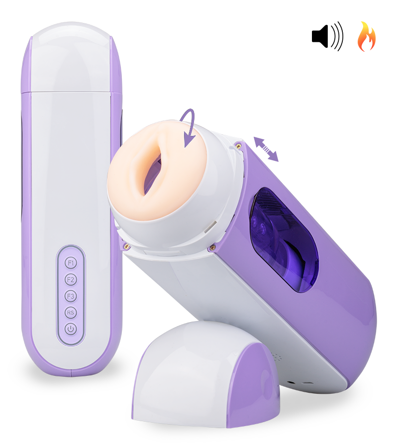 Stoßmasturbator mit Bluetooth Beatbox