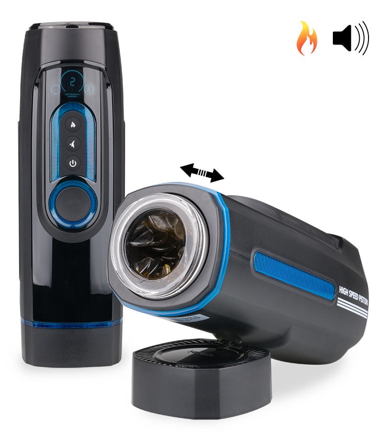 Stoßmasturbator mit Heizfunktion Eden