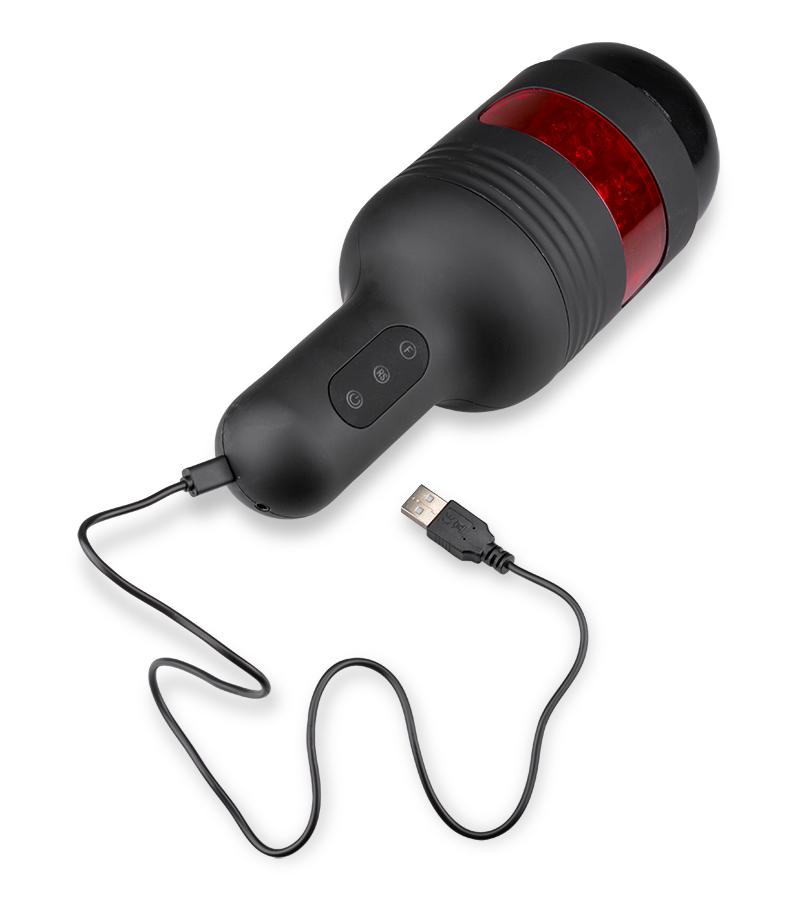 Stoßmasturbator mit Rotation Bell