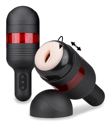 Stoßmasturbator mit Rotation Bell