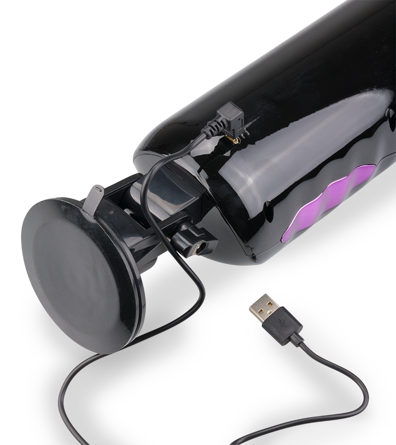 Stoßmasturbator mit Rotationsfunktion Trainer