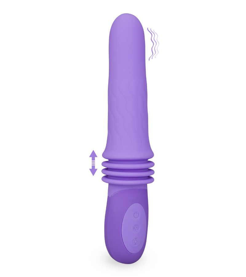 Stoßvibrator mit 12 Vibrationsmodi