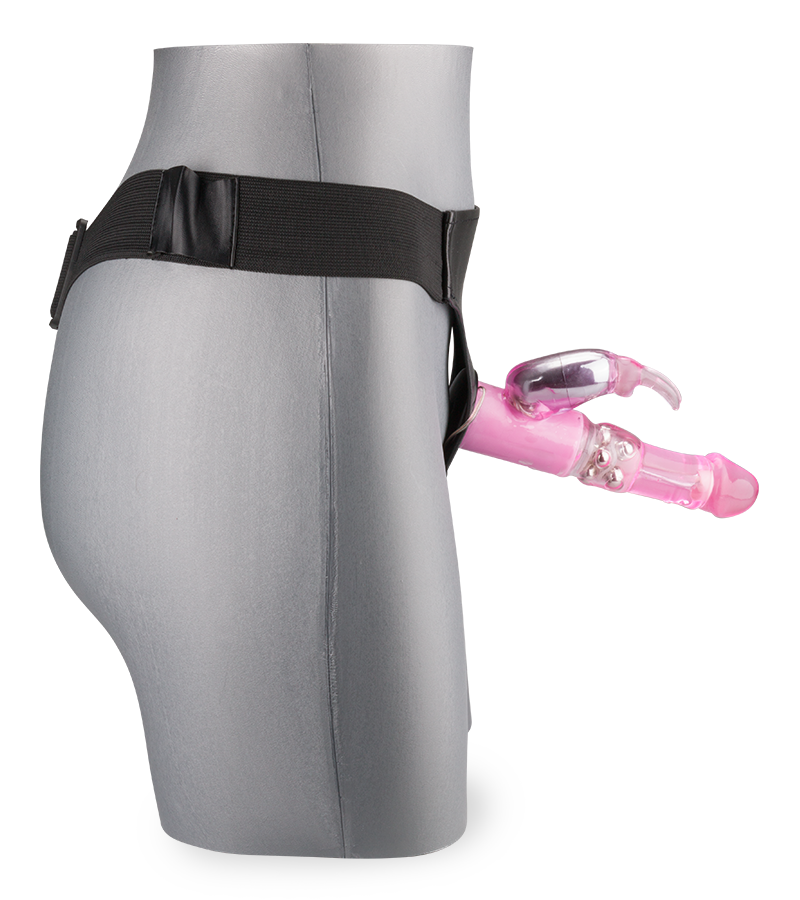 Strap-On-Rabbit mit breiter Basis