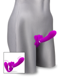 Strapless Strapon mit 12 Modi Butterfly