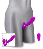 Strapless Strapon mit Vibration und Estim Authority