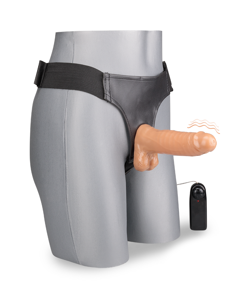 Strapon-Dildo mit Vibration Lucky