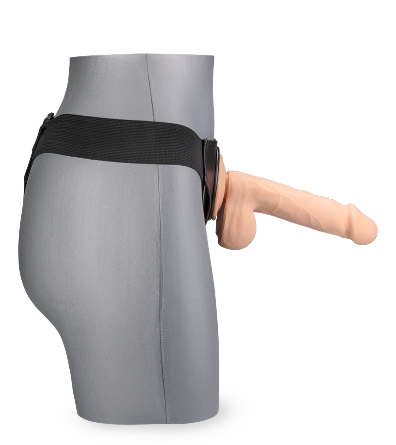 Strapon mit Saugnapf-Befestigung Victor 19,5 cm