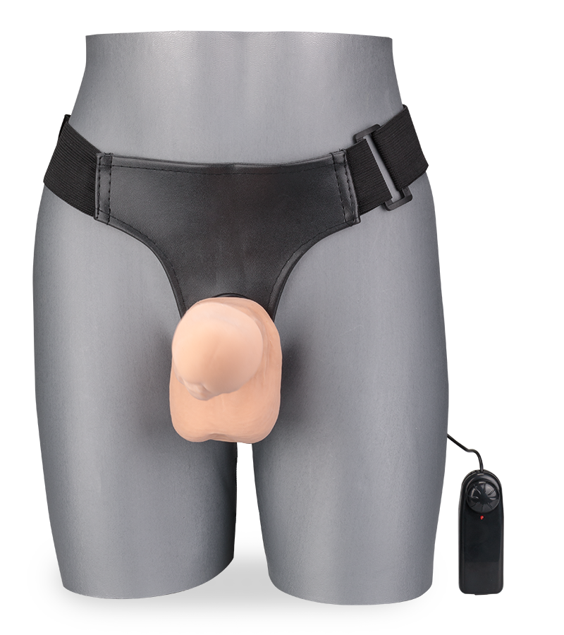 Strapon-Vibrator in XL Landon 23 cm